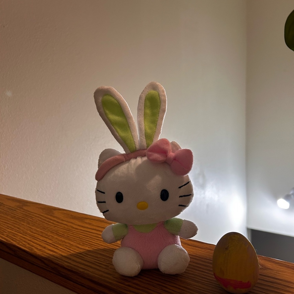 Hello Kitty Bunny Plush Toy vintage.